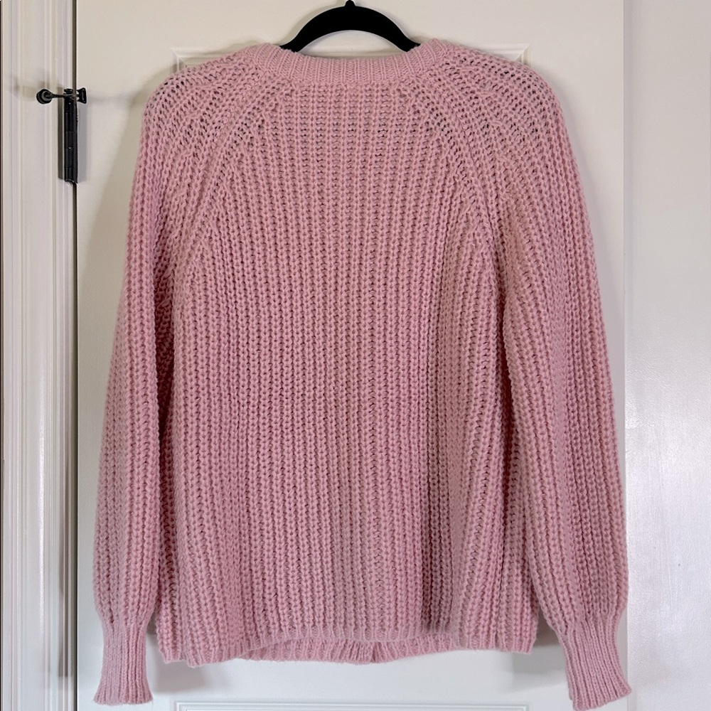 Womens Chunky Knit Cardigan Sweater - Picture 4 of 4